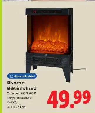 Aanbieding: Elektrische haard