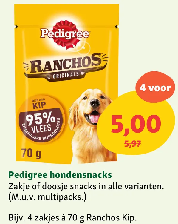 Aanbieding: Hondensnacks alle varianten