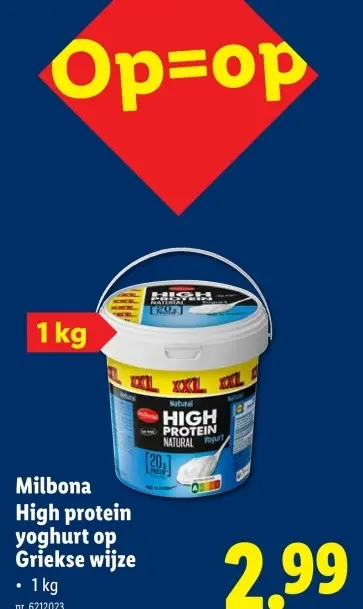 Promotie: High protein yoghurt op Griekse wijze