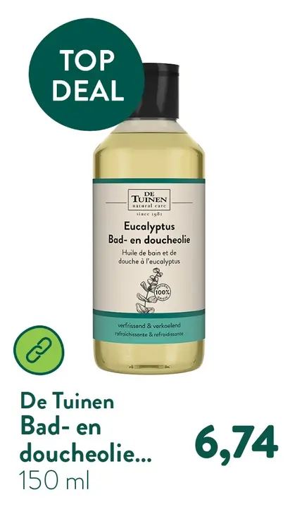 Aanbieding: Eucalyptus Bad- en doucheolie
