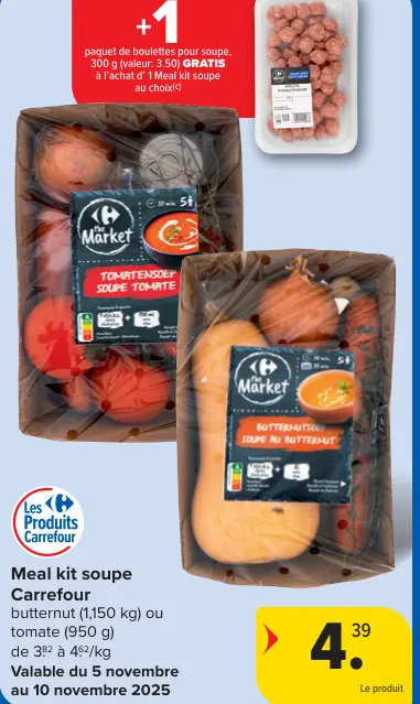 Offre: Meal kit soupe