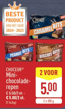 Aanbieding: Mini-chocoladerepen