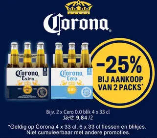 Aanbieding: Corona Extra of Cero