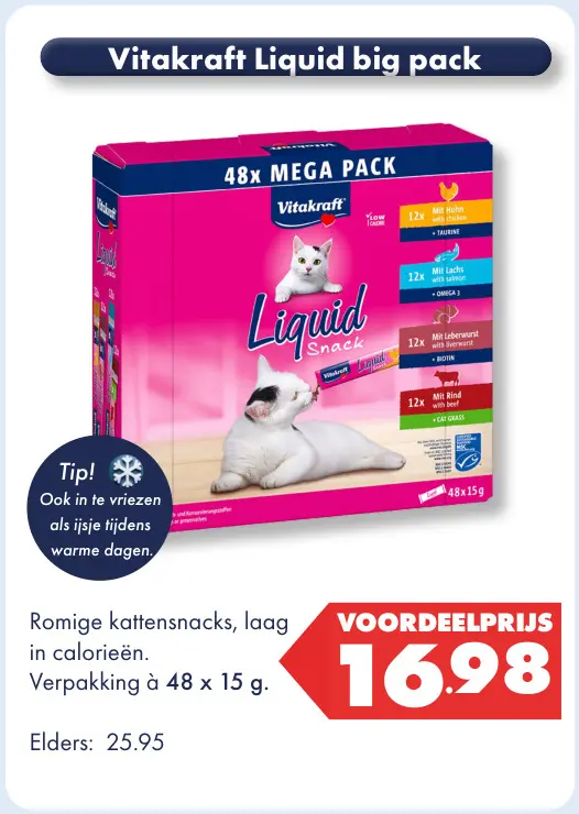 Aanbieding: Vitakraft Liquid big pack