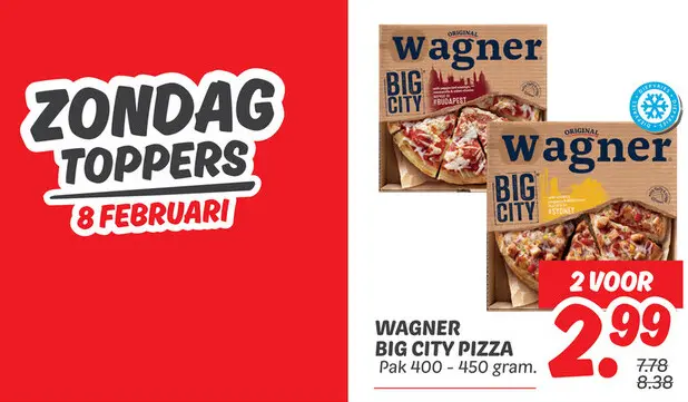 Aanbieding: Big city pizza