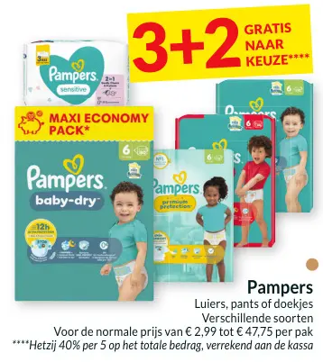 Promotie: Pampers