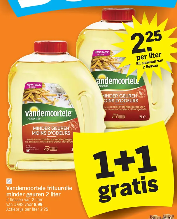 Promotie: frituurolie minder geuren