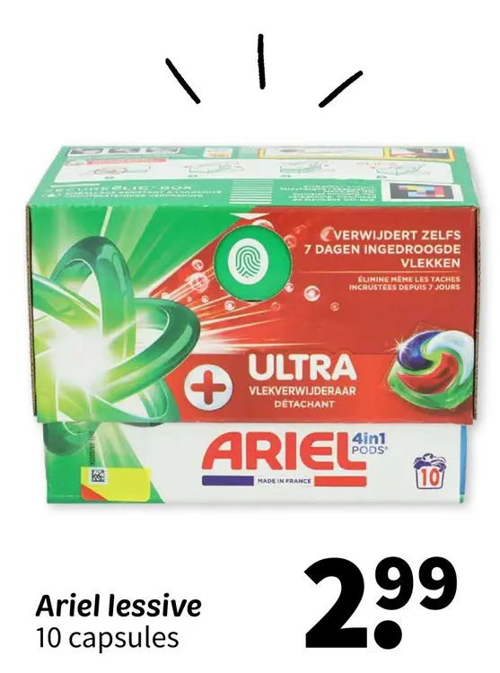 Offre: Ariel lessive