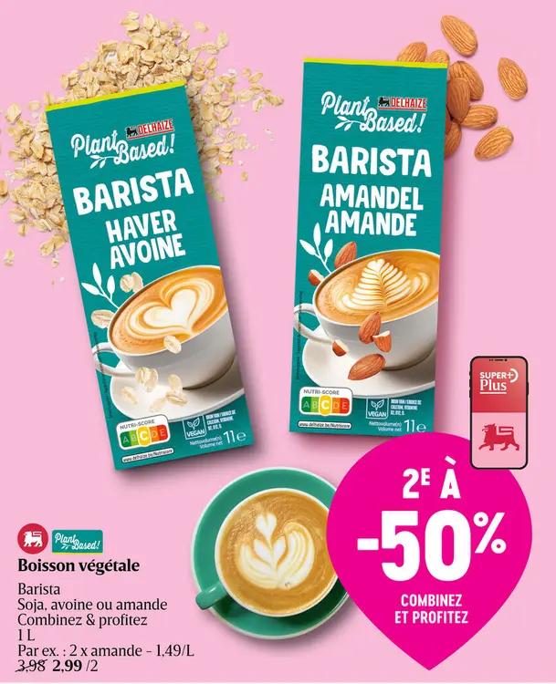 Offre: Boisson végétale Barista
