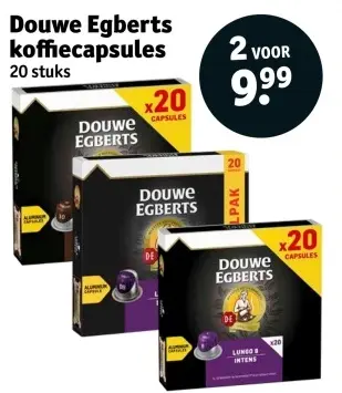 Aanbieding: Douwe Egberts koffiecapsules