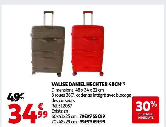 Aanbieding: Valise DANIEL HECHTER