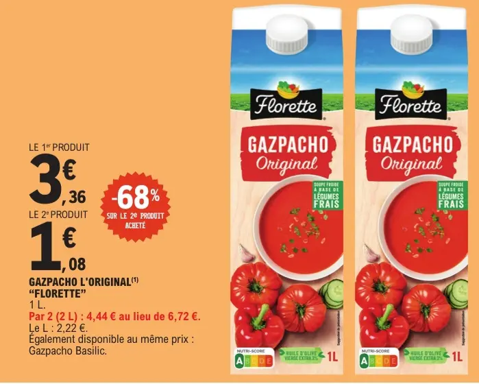 Offre: Gazpacho l'original