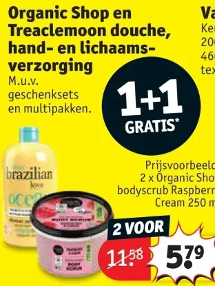 Promotie: douche, hand- en lichaamsverzorging