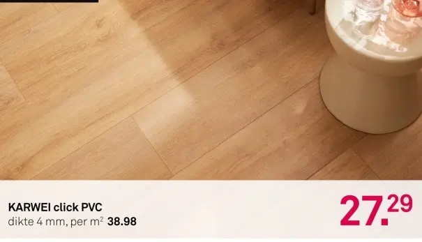 Aanbieding: Karwei click PVC