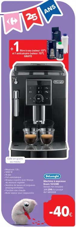 Offre: Machine à espresso Ecam 13.123B