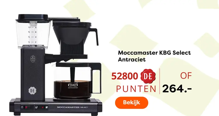 Aanbieding: Moccamaster KBG Select