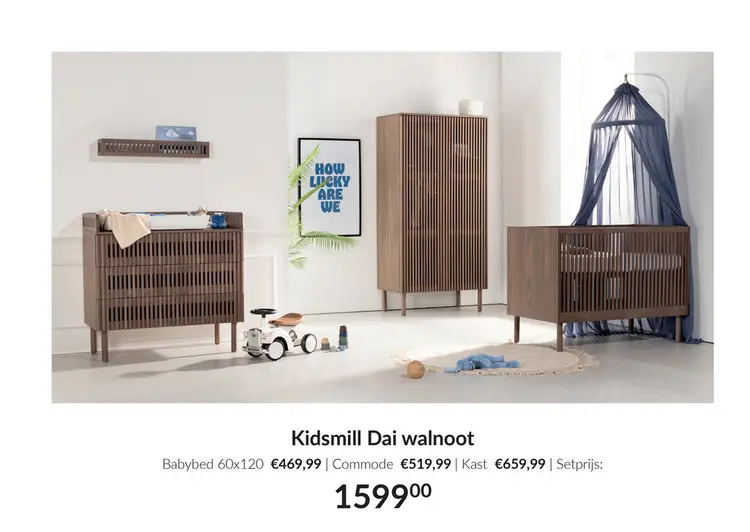 Aanbieding: Kidsmill Dai walnoot