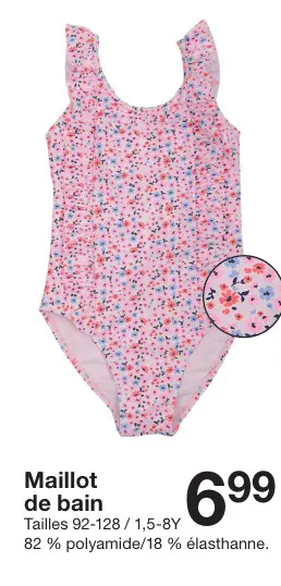 Offre: Maillot de bain