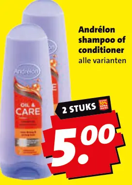 Aanbieding: shampoo of conditioner