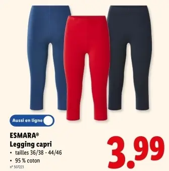 Offre: Legging capri