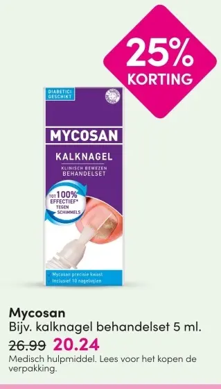 Aanbieding: Mycosan kalknagel behandelset