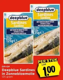 Aanbieding: Sardines in Zonnebloemolie