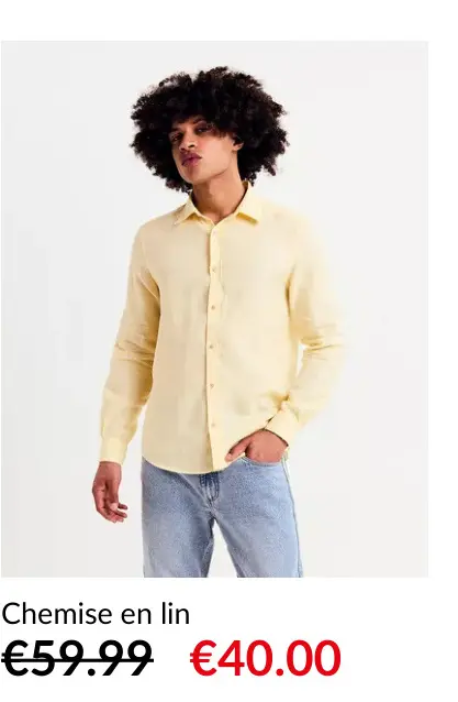 Offre: Chemise en lin