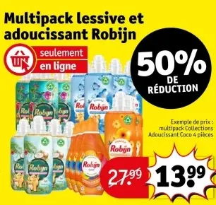 Offre: Multipack lessive et adoucissant