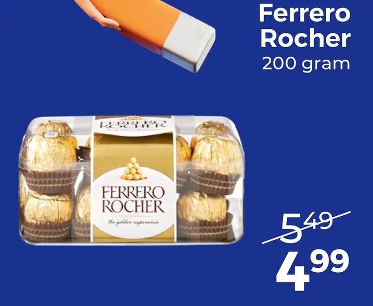 Aanbieding: Ferrero Rocher 200 gram