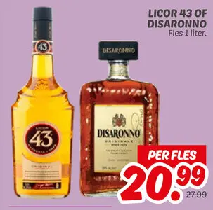 Aanbieding: Licor 43 of Disaronno