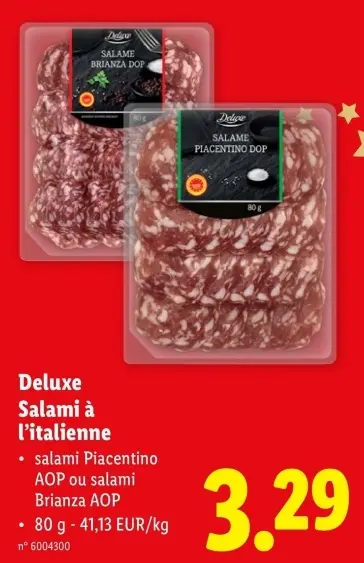 Offre: Deluxe Salami à l'italienne