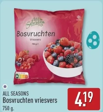 Aanbieding: Bosvruchten vriesvers