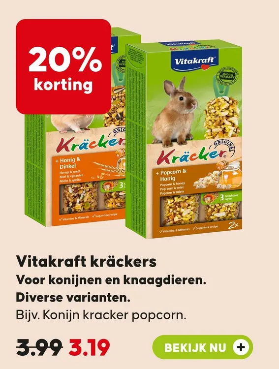 Aanbieding: Vitakraft kräckers