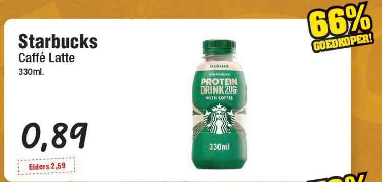 Aanbieding: Starbucks Caffé Latte