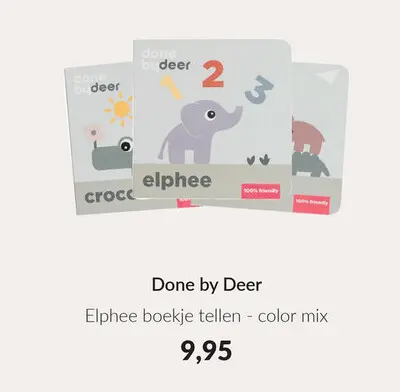 Aanbieding: Elphee boekje tellen - color mix