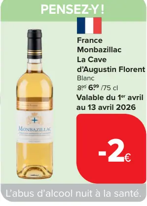 Offre: Monbazillac La Cave d'Augustin Florent Blanc