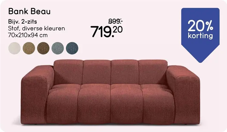 Aanbieding: Bank Beau