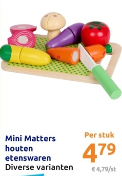 Aanbieding: Mini Matters houten etenswaren