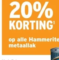Promotie: Hamerslag metaallak