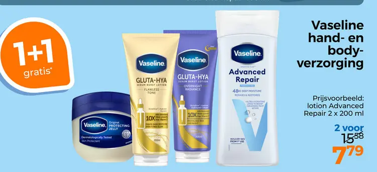 Aanbieding: Vaseline hand- en body-verzorging