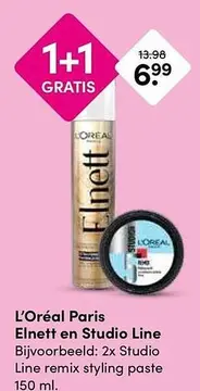 Aanbieding: L'Oréal Paris Elnett en Studio Line