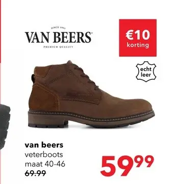 Aanbieding: Van Beers Veterboots