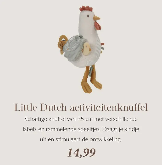 Aanbieding: Activiteitenknuffel