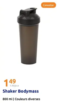 Offre: Shaker Bodymass