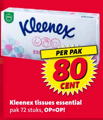 Aanbieding: Kleenex tissues essential