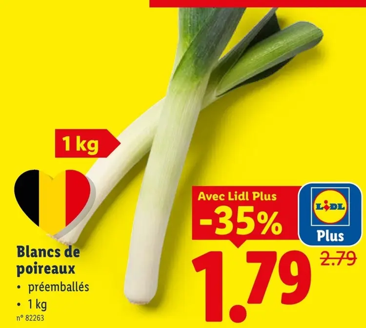 Offre: Blancs de poireaux