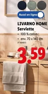 Offre: Serviette