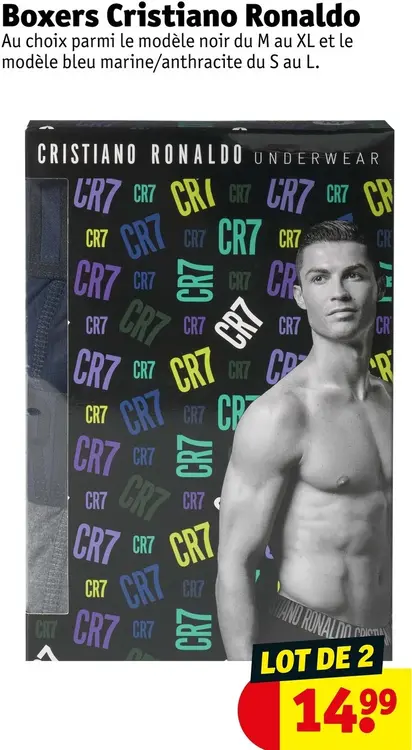Offre: Cristiano Ronaldo Boxers