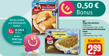 Aanbieding: Iglo Filegro Ofen-Backfisch oder Schlemmerfil