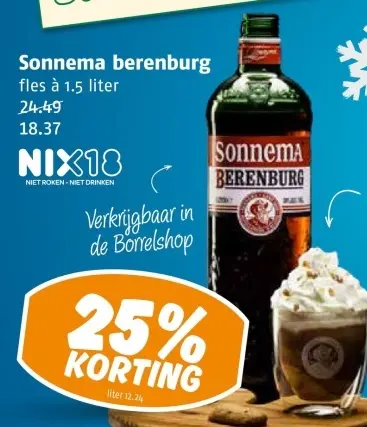 Aanbieding: Sonnema berenburg